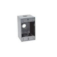 CAJA 2x4 DE 1/2" 3 SALIDAS